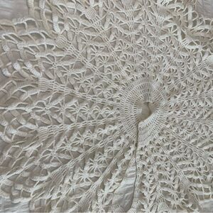 Beautiful Homemade Crochet Tree Skirt